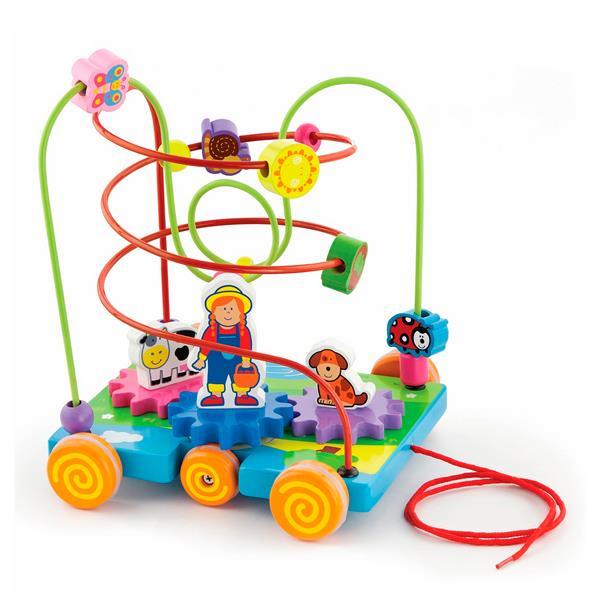 

Деревянный лабиринт-каталка Viga Toys Шестеренки (SKU-50120) 25 x 20 x 25 см