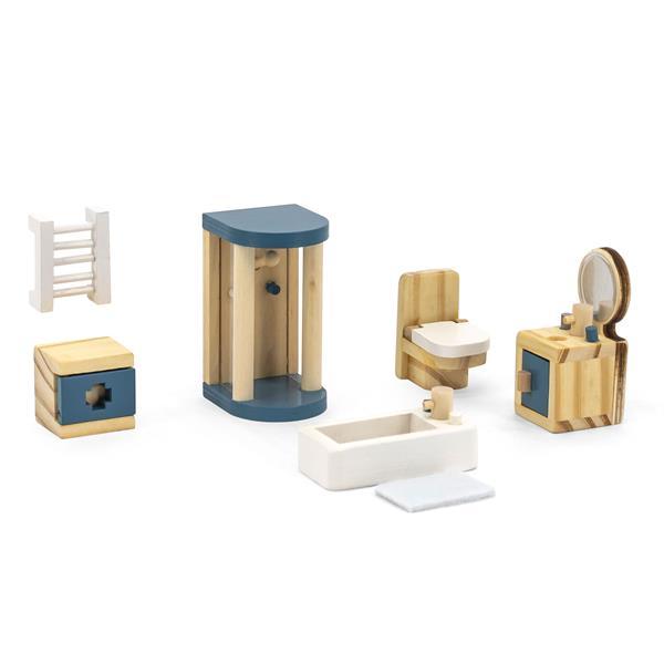 

Деревянная мебель для кукол Viga Toys PolarB Ванная комната (SKU-44039) 22 x 20 x 8 см