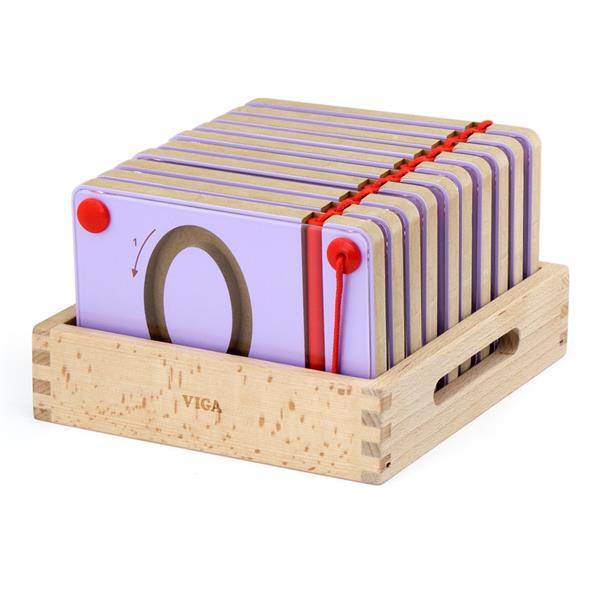 

Обучающий набор Viga Toys Учимся писать цифры (SKU-50339) 21 x 20 x 14 см