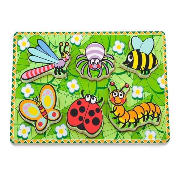 

Деревянная рамка-вкладыш Viga Toys Насекомые (SKU-56437) 30 x 2 x 27 см