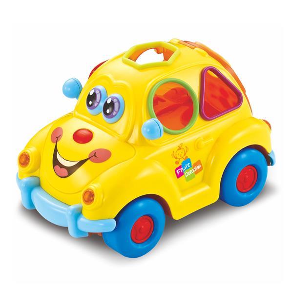 

Музыкальная машинка-сортер Hola Toys Фрукты и фигуры (SKU-516) 24 x 15 x 15 см