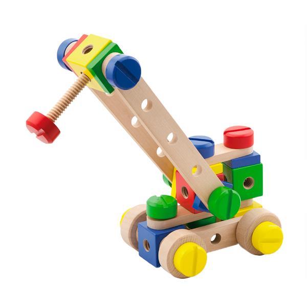 

Деревянный конструктор Viga Toys 53 эл. (SKU-50490) 31 x 31 x 6 см