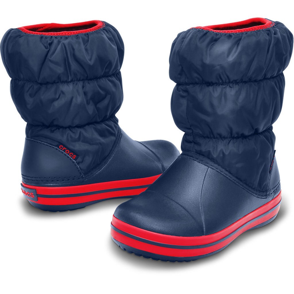 

Зимние сапоги Crocs, C9, синие с красным, 25-26