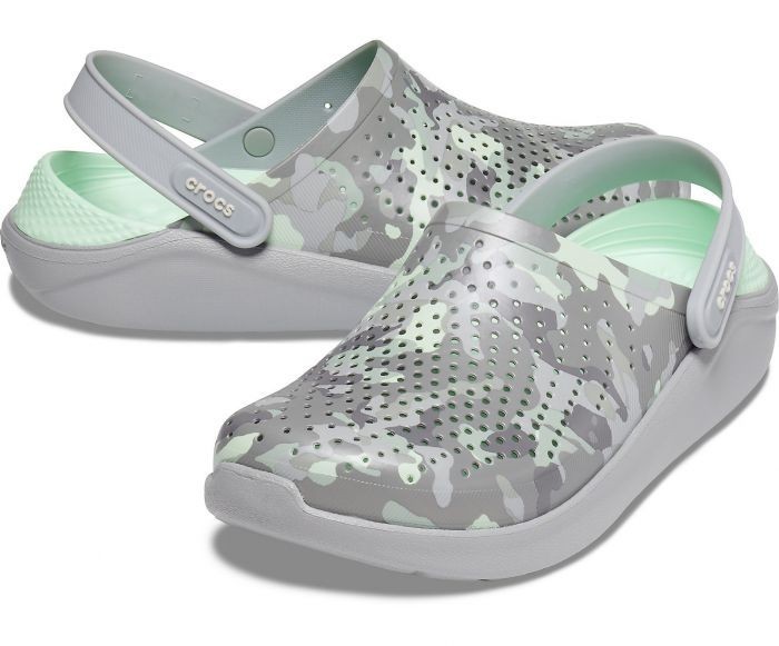

Сабо Crocs LiteRide Printed Camo, М10, серый камуфляж, 43-44