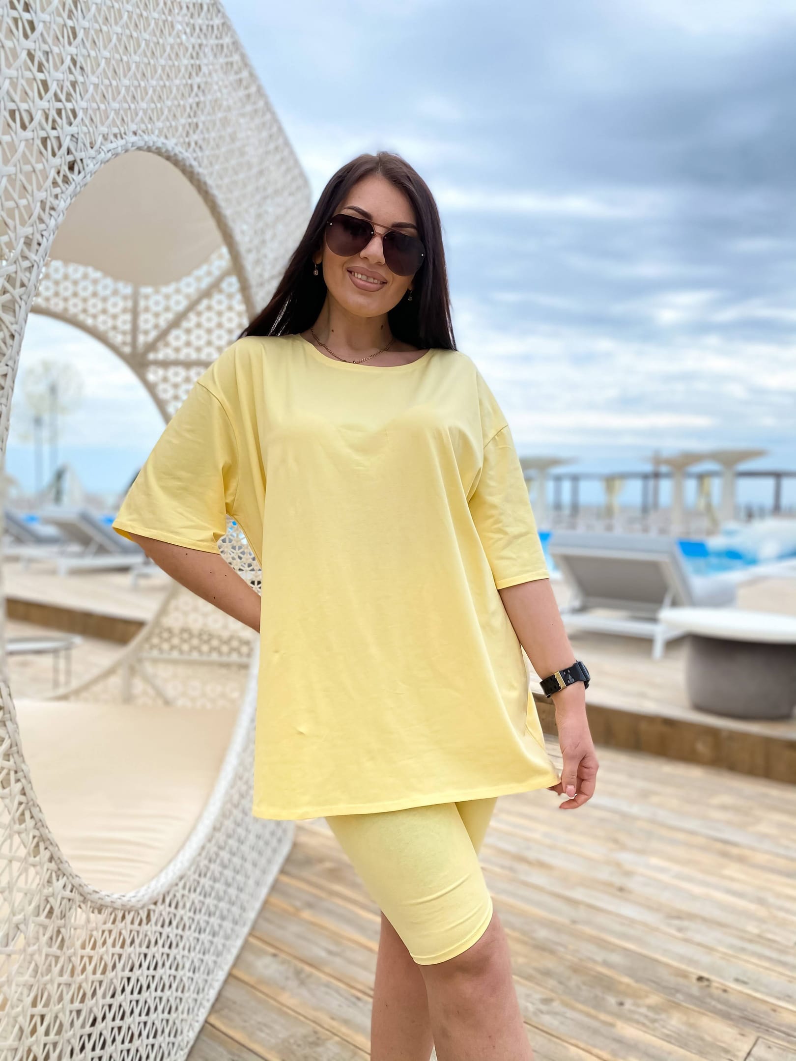 

Костюм DNKA р15400 - Желтый, Костюм DNKA р15400 46-48 Желтый