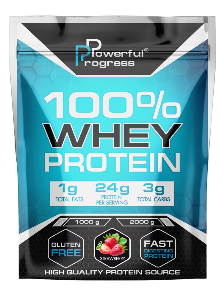 

Протеин Powerful Progress 100% Whey Protein 1 кг Клубника (435f16)