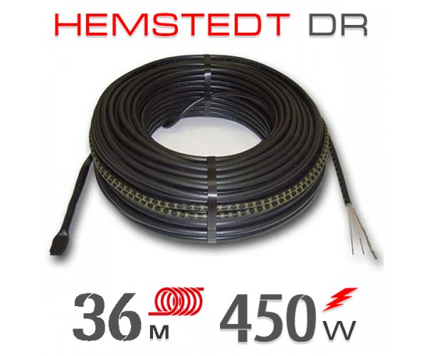 

Нагревательный кабель Hemstedt DR 12,5 Вт - 36 м