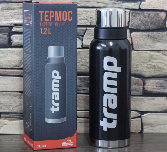 

Термос для чая и кофе Tramp Expedition Line 1.2 л Черный (TRC-028-black)