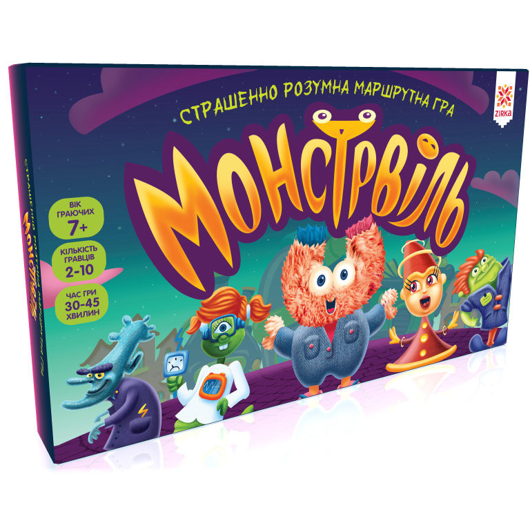 

Игра ZIRKA Монстрвиль. Очень умная маршрутная игра на укр. языке (124036)