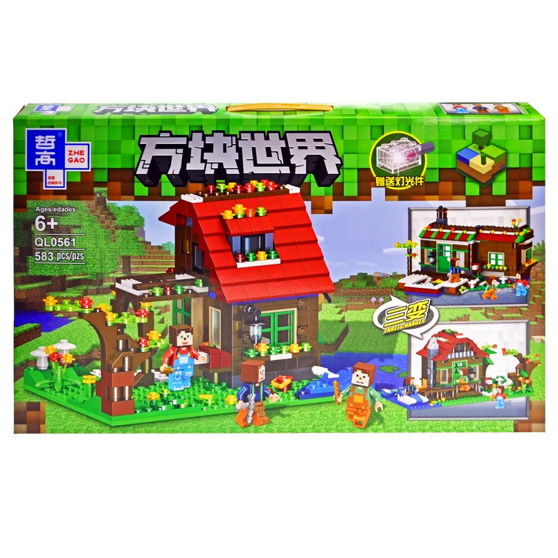 

Детский конструктор "Домик у реки" Metr+ 583 детали (QL0561)