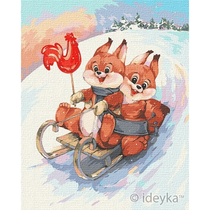 

Картина по номерам. Идейка "Вместе веселее" 40x50см (KHO2375)