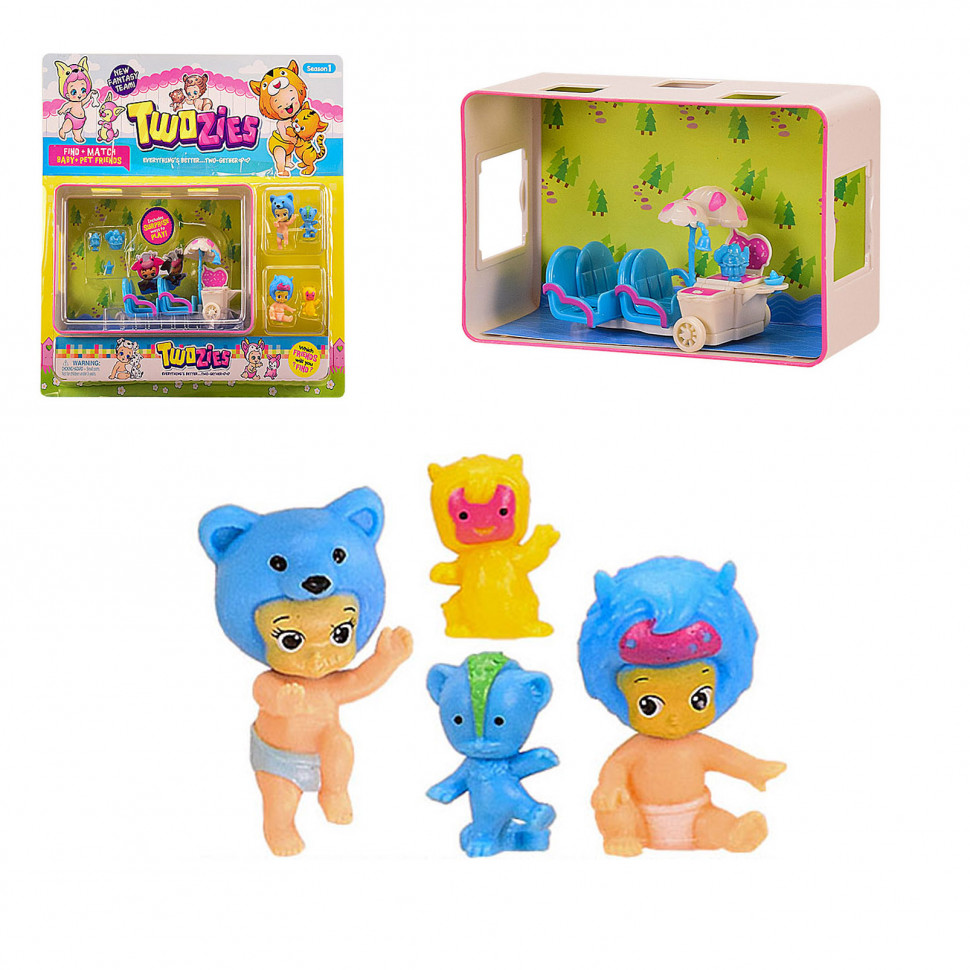 

Игровой набор Metr+ "TwoZies" 4 фигурки (Metr+) (23530-6)