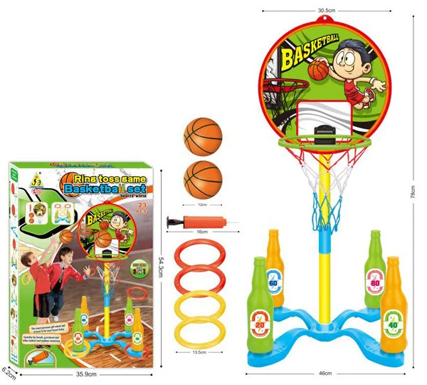 

Игровой набор 2в1 "Баскетбол+Кольцеброс" METR+ насос в комплекте (MR 0529)