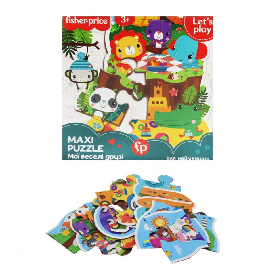 

Детские пазлы "Макси пазлы. Мои веселые друзья" Vladi Toys (VT1711-10)