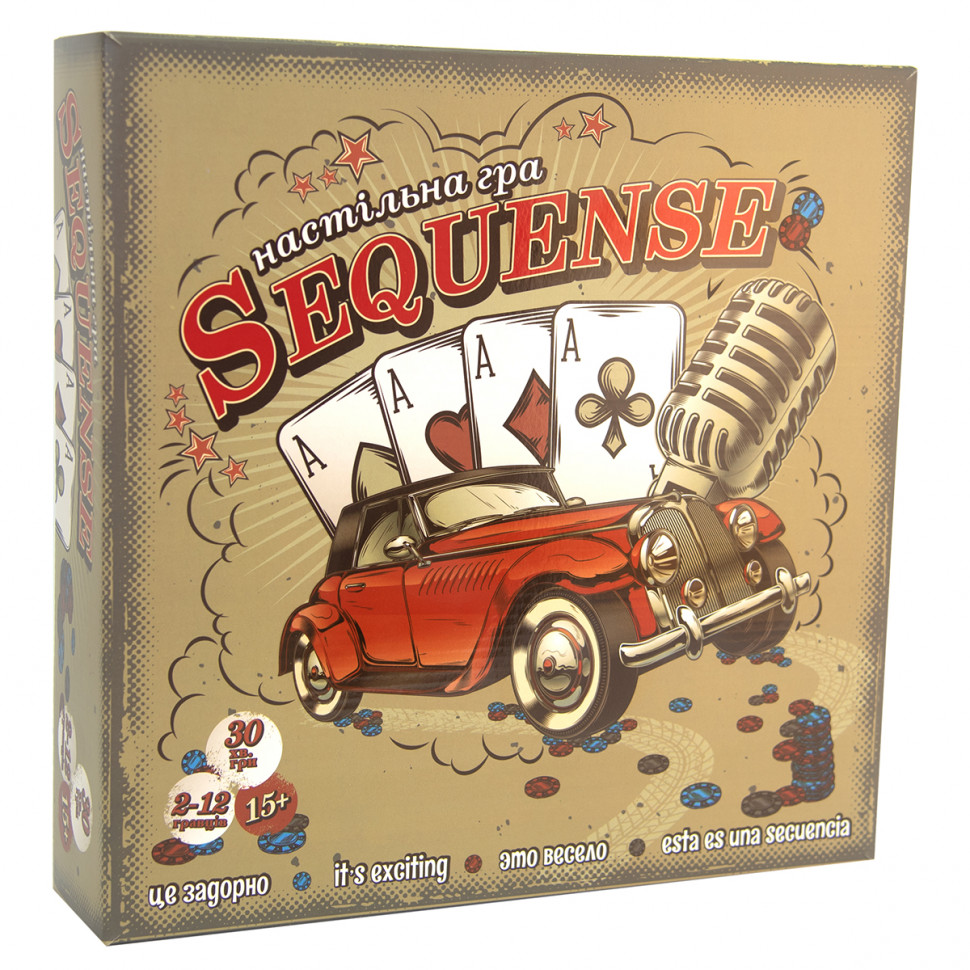 

Настольная игра "Sequense" Strateg на укр. языке (30361)