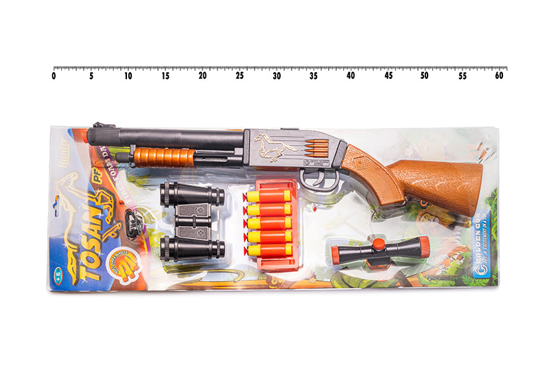 

Игрушечный дробовик Golden Gun "Tosan" с мягкими пулями (925GG)