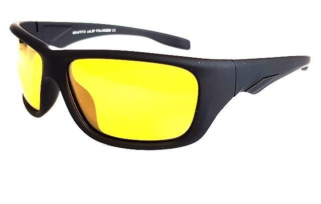 

Солнцезащитные очки Graffito Man polarized 3111 Анти-фара черные матовые