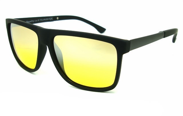 

Солнцезащитные очки Graffito Man polarized 3169 Анти-фара черные матовые
