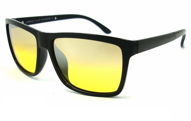 

Солнцезащитные очки Graffito Man polarized 3196 Анти-фара черный глянец