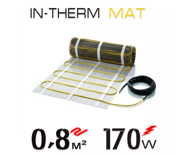 

Нагревательный мат In-Therm 200 Вт - 0,8 кв.м