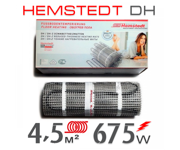 

Нагревательный мат Hemstedt DH 4,5 кв.м