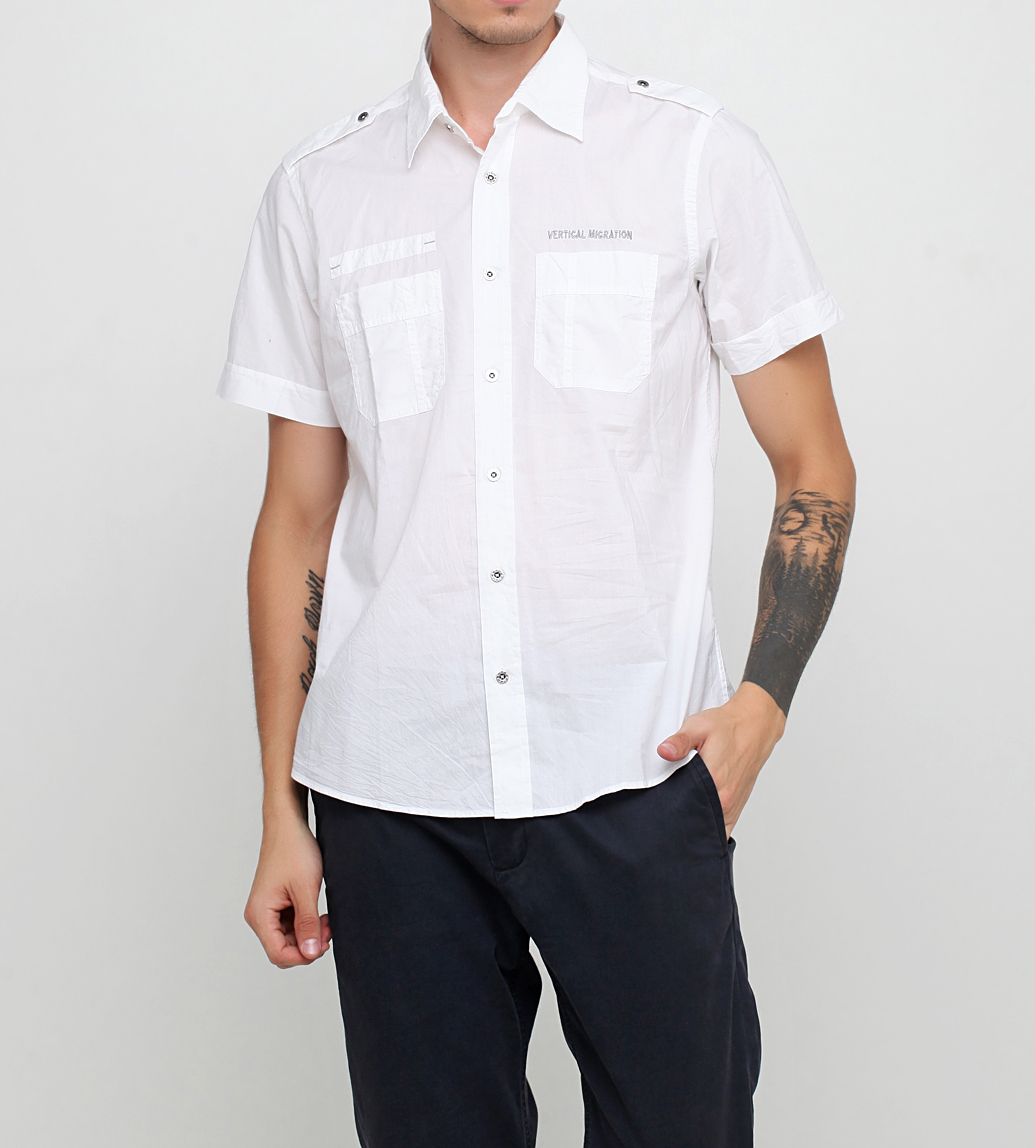

Рубашка CIPO&BAXX C-1054-WHITE  белый, Рубашка CIPO&BAXX C-1054-WHITE XL белый