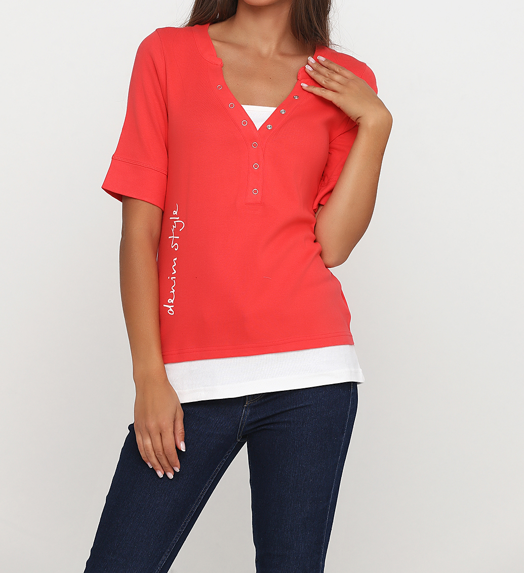 

Футболка fohn Baner 11635009  красный, Футболка fohn Baner 11635009 M красный