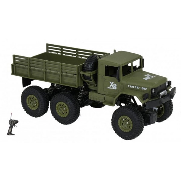 

Машинка на р/у Military Truck XB-002 1:18 Военный грузовик 4WD Зеленый