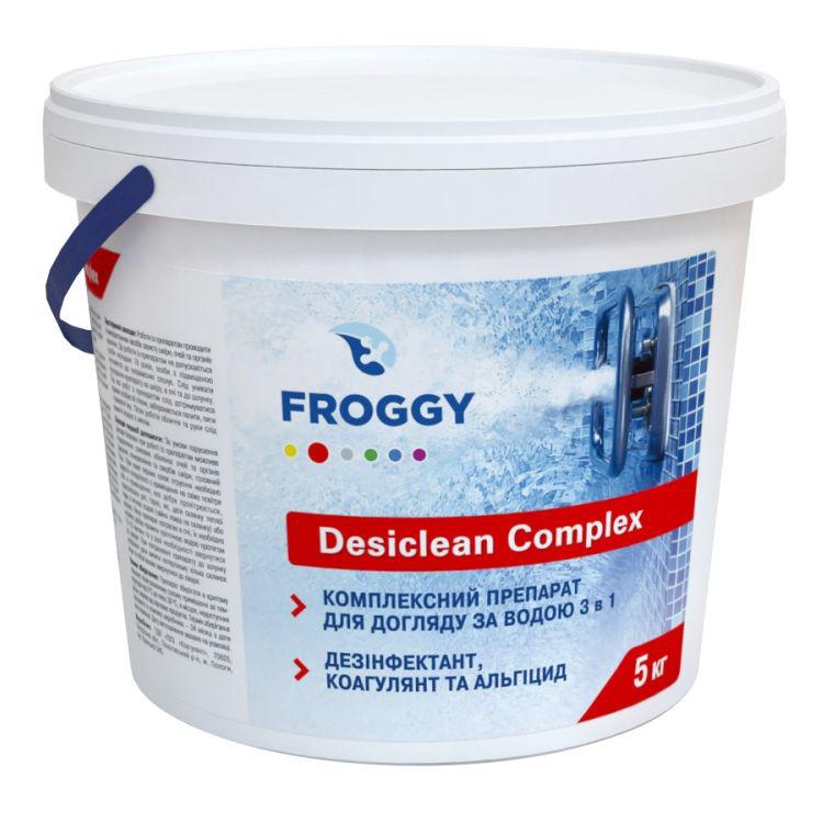 

Хлорные таблетки Froggy Desiclean для длительной дезинфекции бассейна, по 25кг