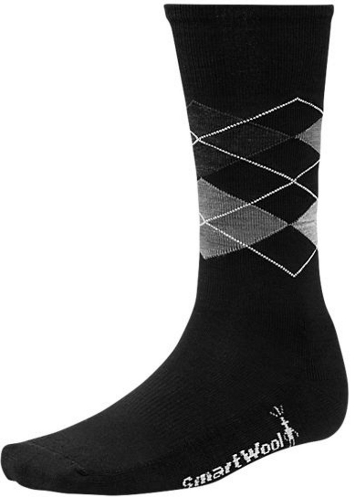 

Термоноски мужские SmartWool Diamond Jim M, Black / Medium Gray Heather (250)