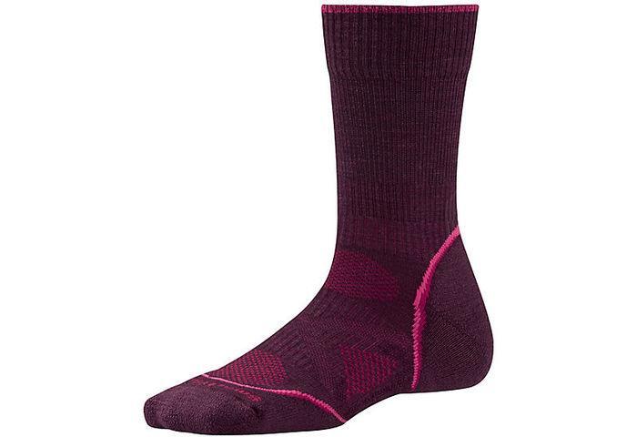 

Термоноски Smartwool Women's PhD Outdoor Light Crew Socks Aubergine