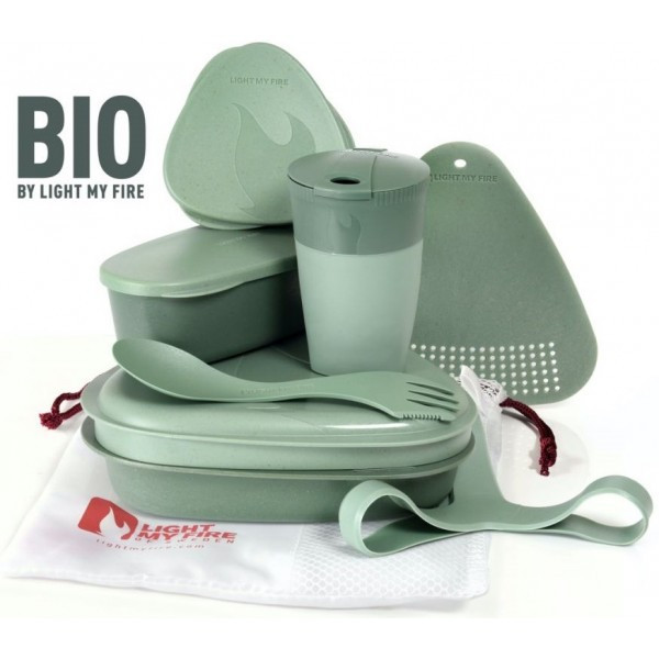 

Набор туристической посуды Light My Fire MealKit BIO 8 pcs (LMF 24136) Зелёный