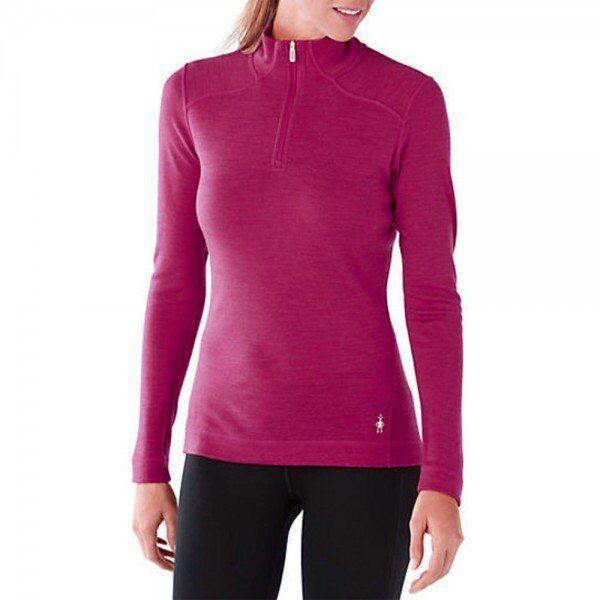 

Термофутболка женская Smartwool NTS Mid 250 Zip T Berry Heather