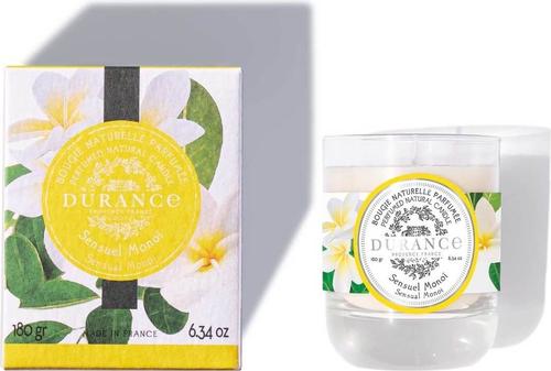

Ароматическая свеча из натурального воска Durance Perfumed Natural Candle 180 г Чувственный монои