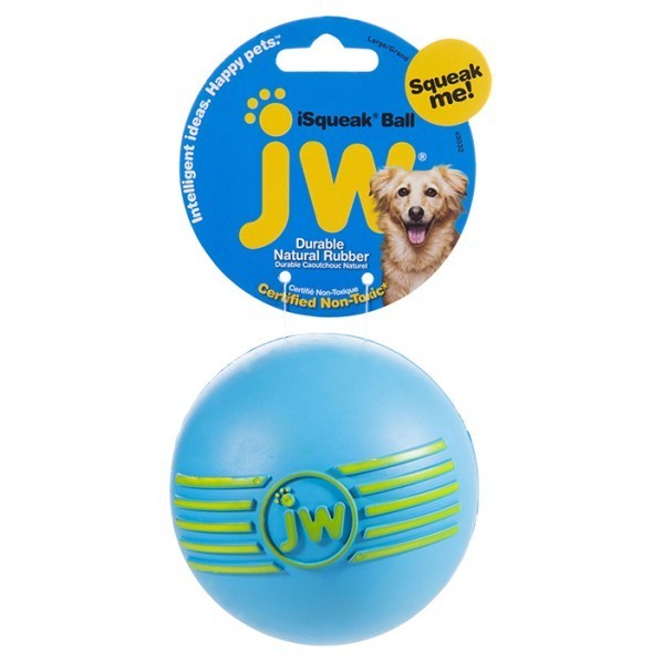 

Мяч с пищалкой для собак JW Pet iSqueak Ball L (10см)