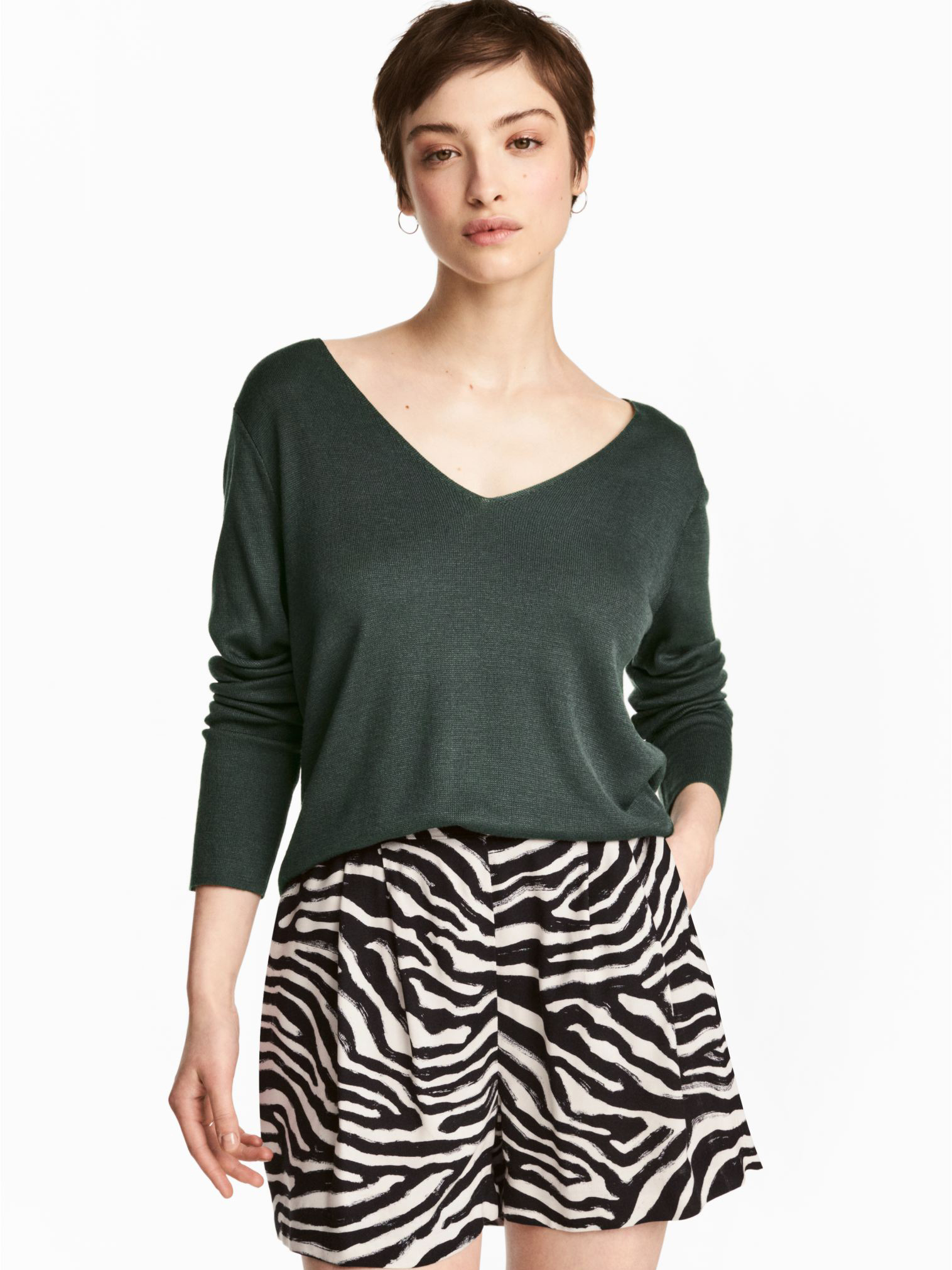 

Пуловер H&M 2872361 XL Хаки