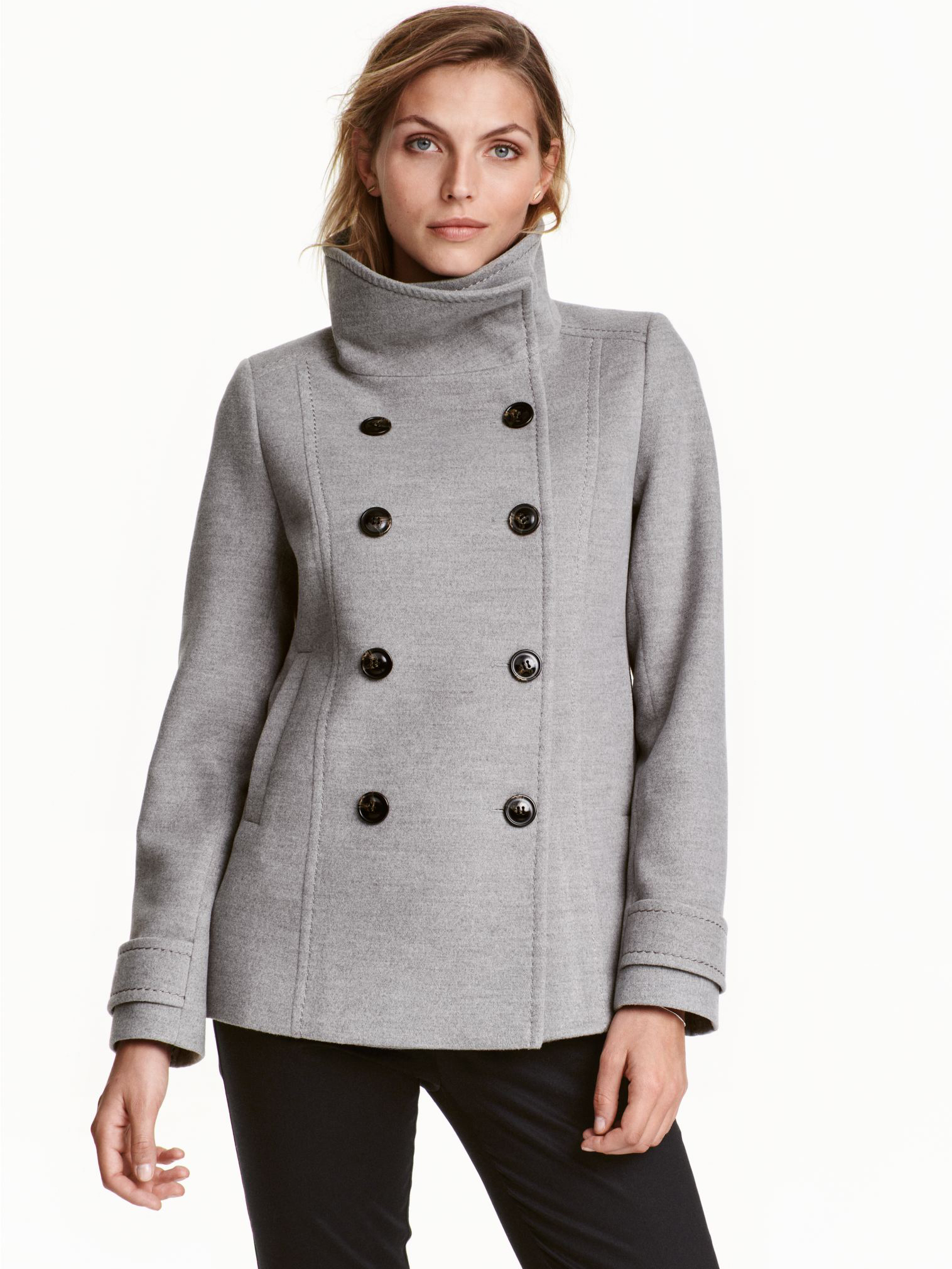 

Пальто H&M 2088197  Серое, Пальто H&M 2088197 34 Серое