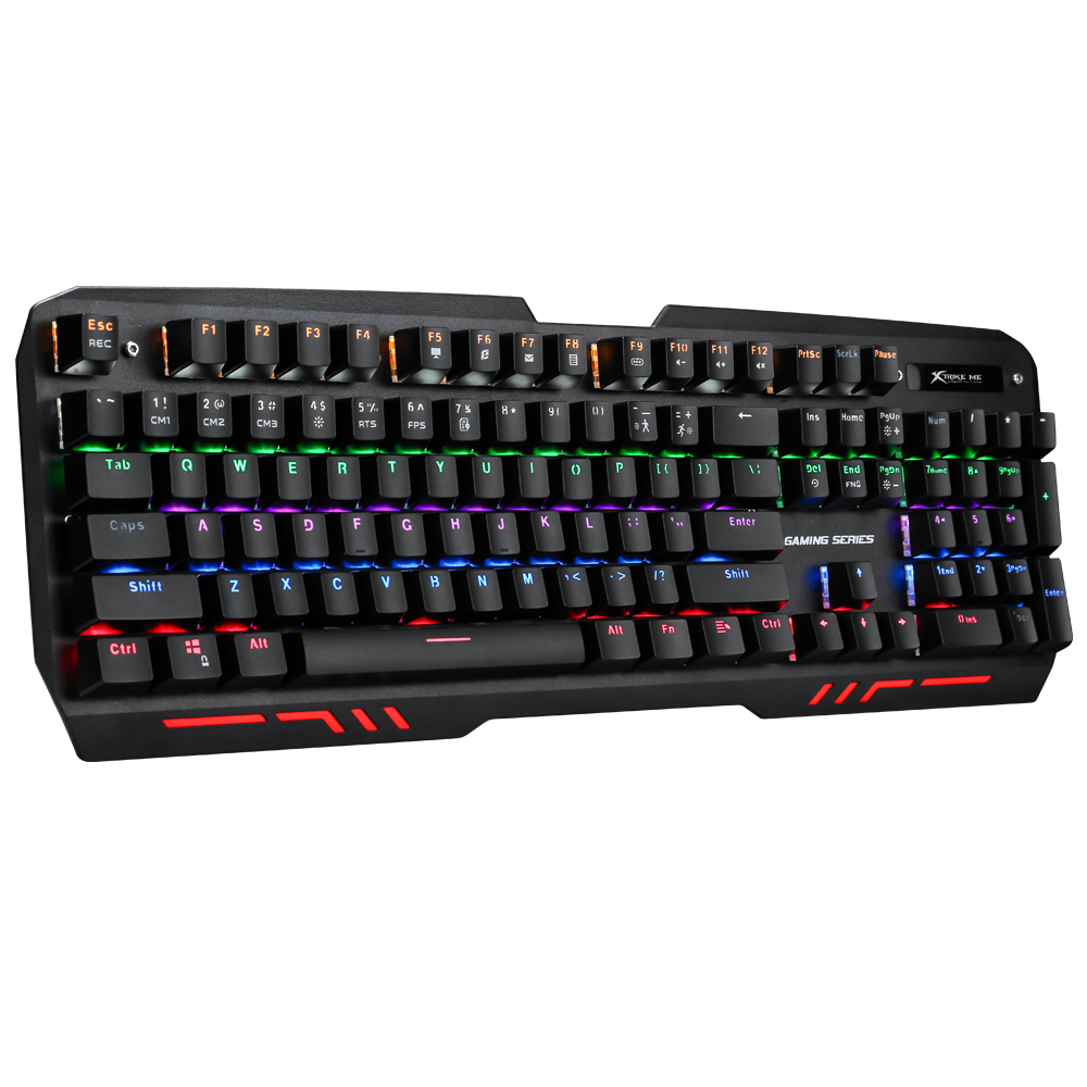 

Игровая проводная Клавиатура XTRIKE ME Mechanical Gaming GK-907 Black с подсветкой