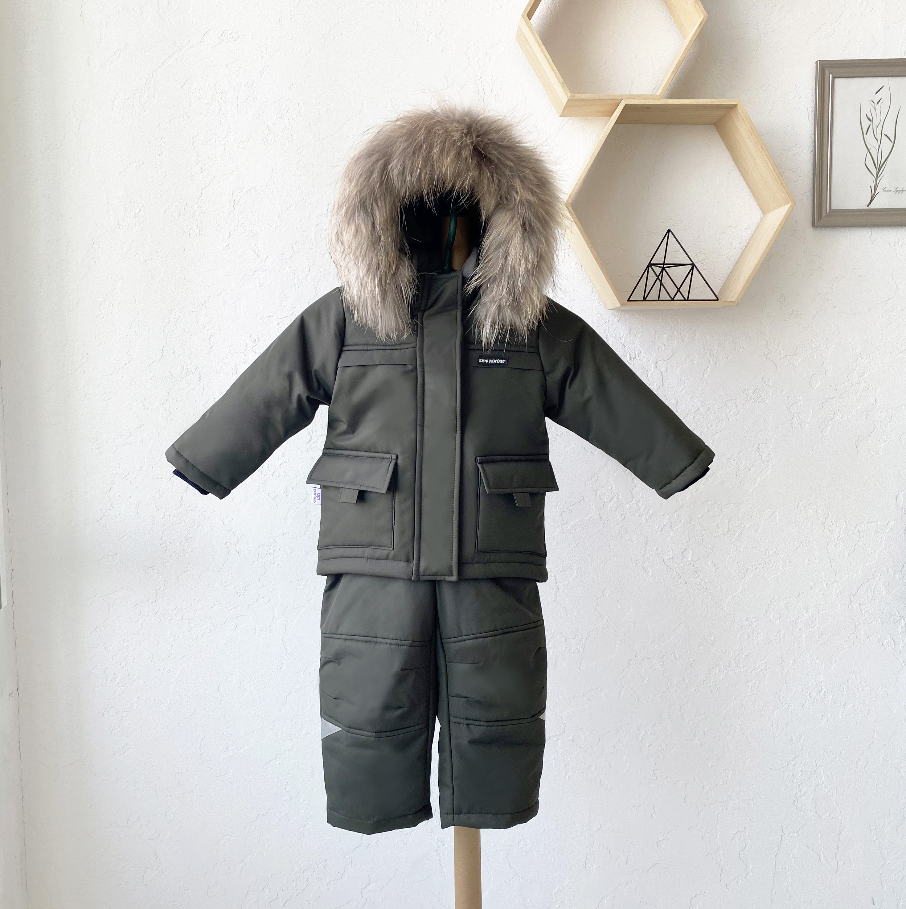 

Зимний комплект (куртка + полукомбинезон) Kid's Fantasy Alpinist 92-98 см хаки