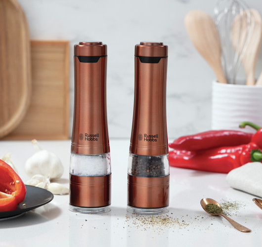 

Набор электромельниц для специй Russell Hobbs 28011-56-RH 2 предмета коричневый