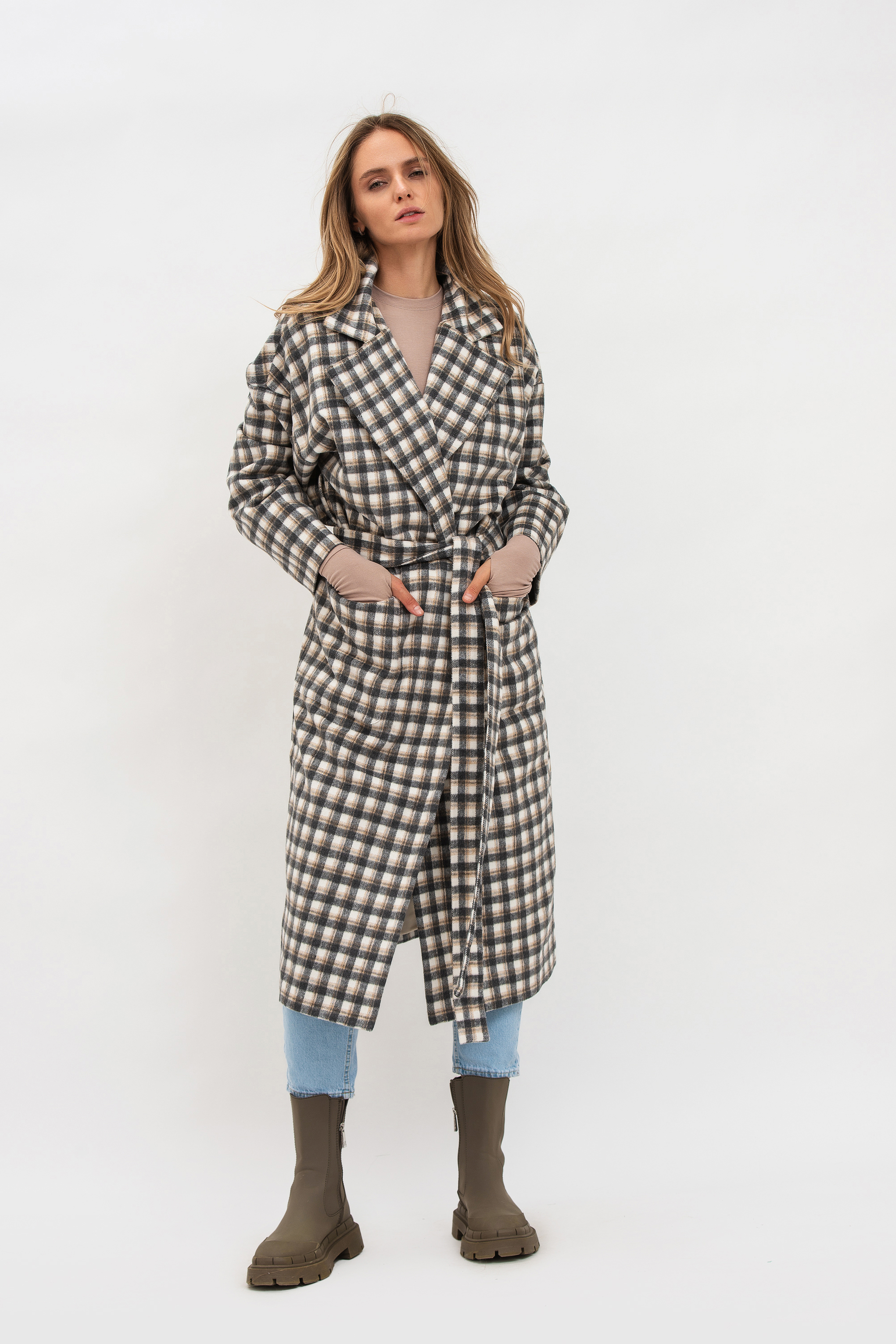 

Пальто Lesia Ромес 04 48 Серый 12077000048