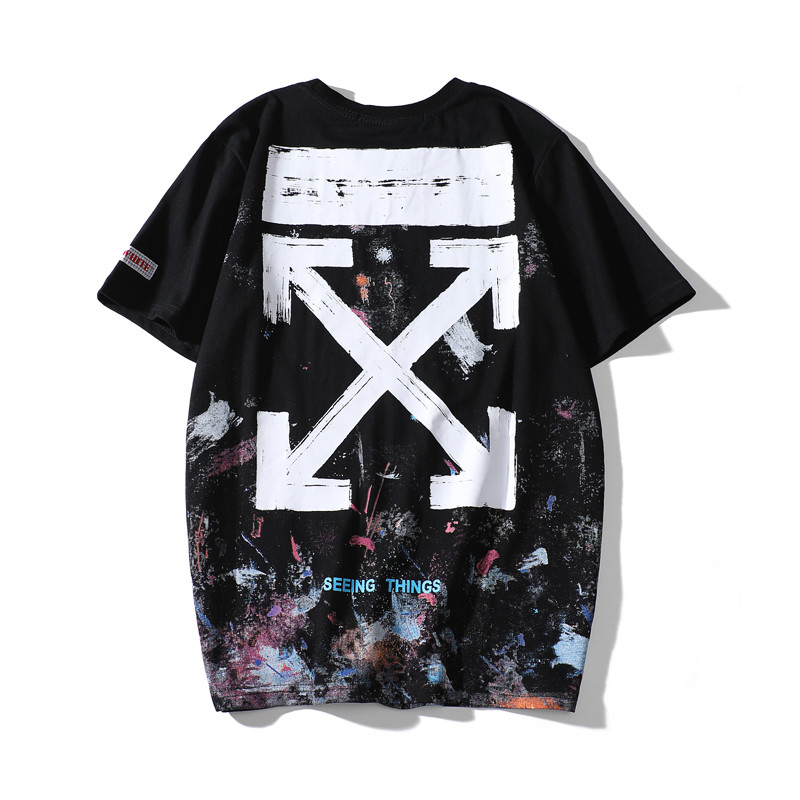 

Футболка Off White унисекс черная, Футболка Off White унисекс черная XL