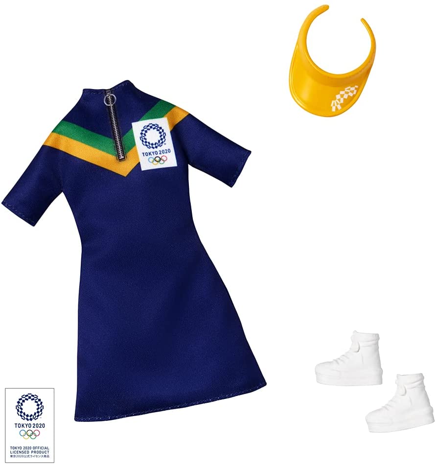 

Одежда для кукол Барби Barbie Clothes: Olympic Games Tokyo 2020 Doll, Dress with Visor (GHX86)