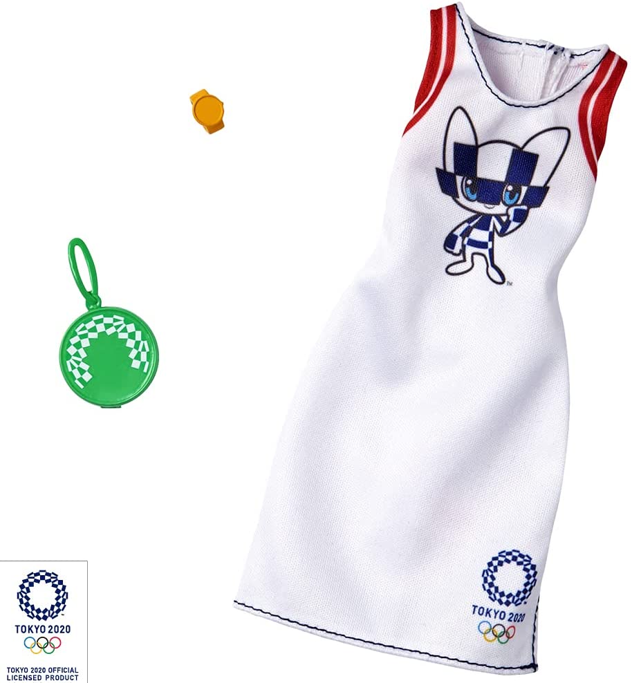 

Одежда для кукол Барби Barbie Clothes: Olympic Games Tokyo 2020 Doll, Dress with Purse (GHX84)