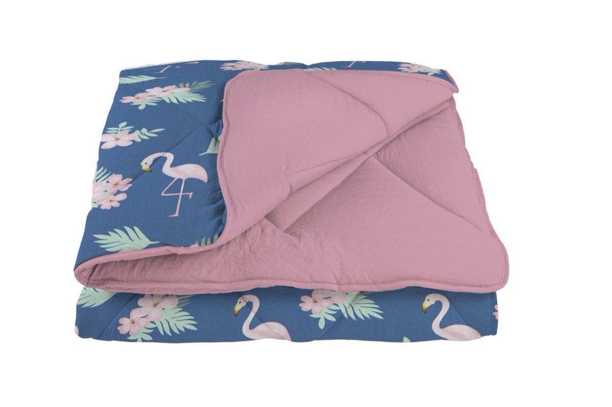 

Одеяло ТЕП "WASHED COTTON" 200*210см Розовый фламинго комбинированный