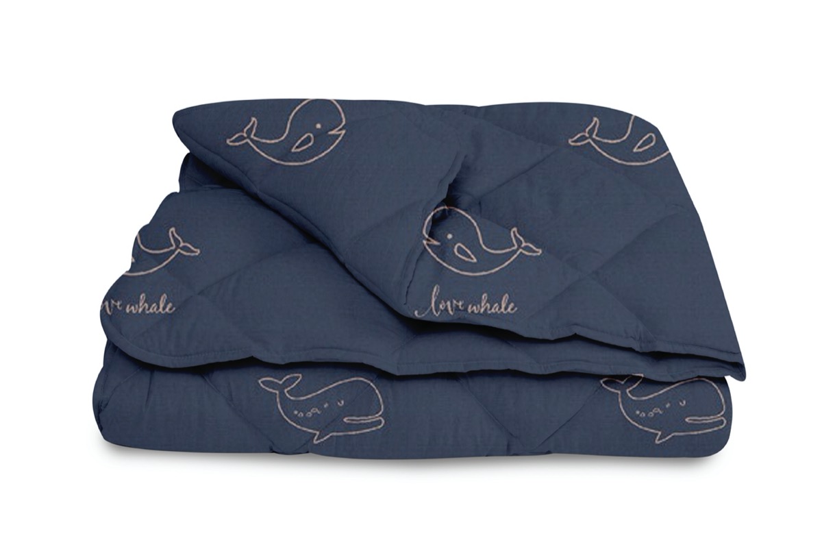 

Одеяло ТЕП "WASHED COTTON" light 200*210см Синие киты