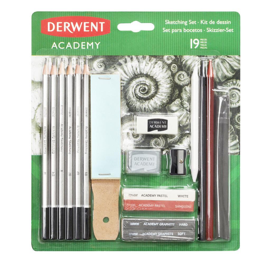 

НАБОР ДЛЯ РИСОВАНИЯ DERWENT ACADEMY™ SKETCHING SET 19 предметов 2300365