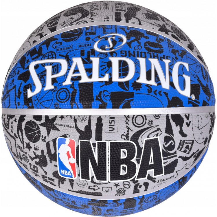 

Баскетбольный мяч 7 размер SPALDING для улицы и зала тренировочный любительский СПАЛДИНГ NBA Синий (83176Z)