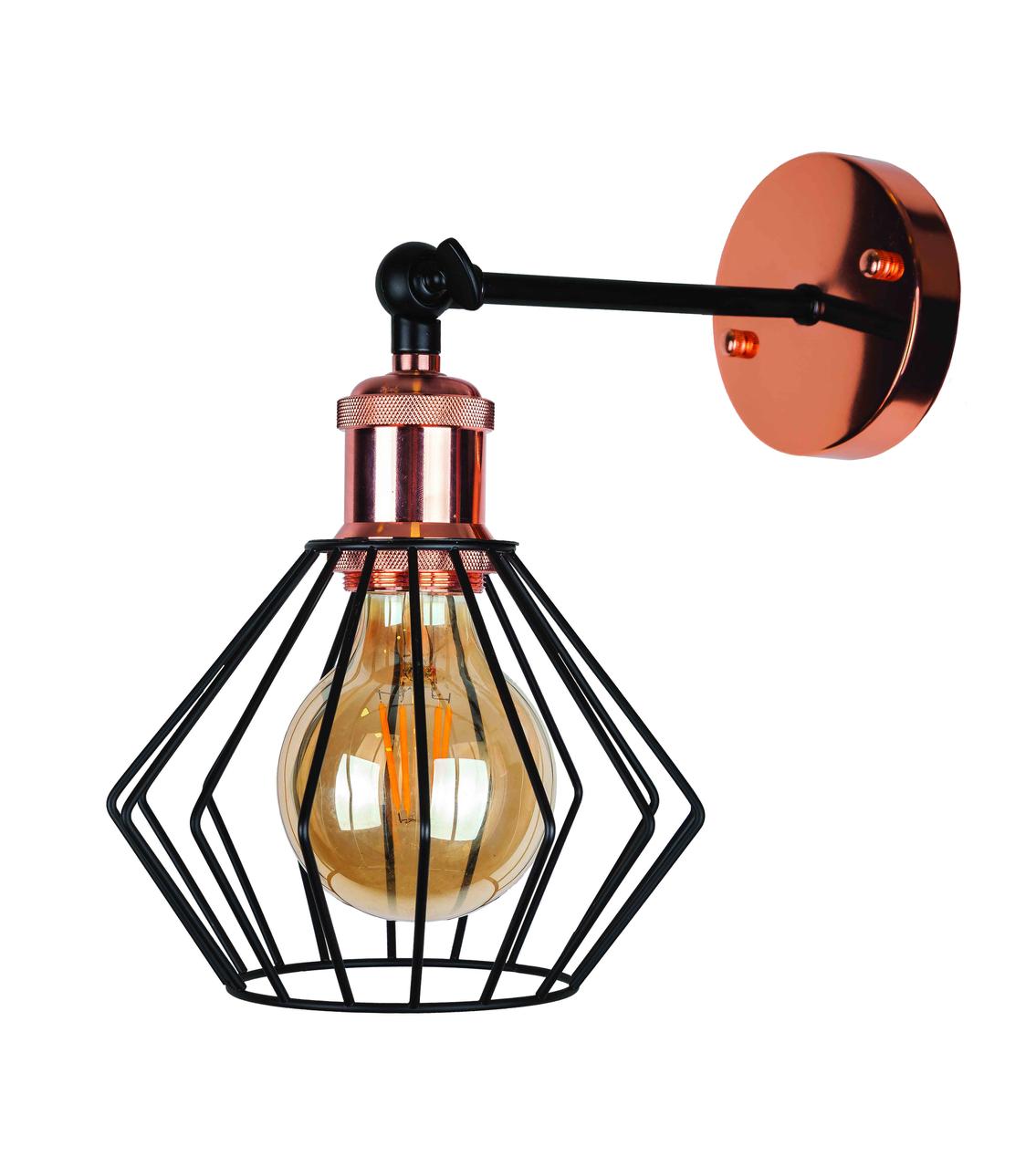

Бра в стиле лофт Levistella 907W020F-1 BK+GD