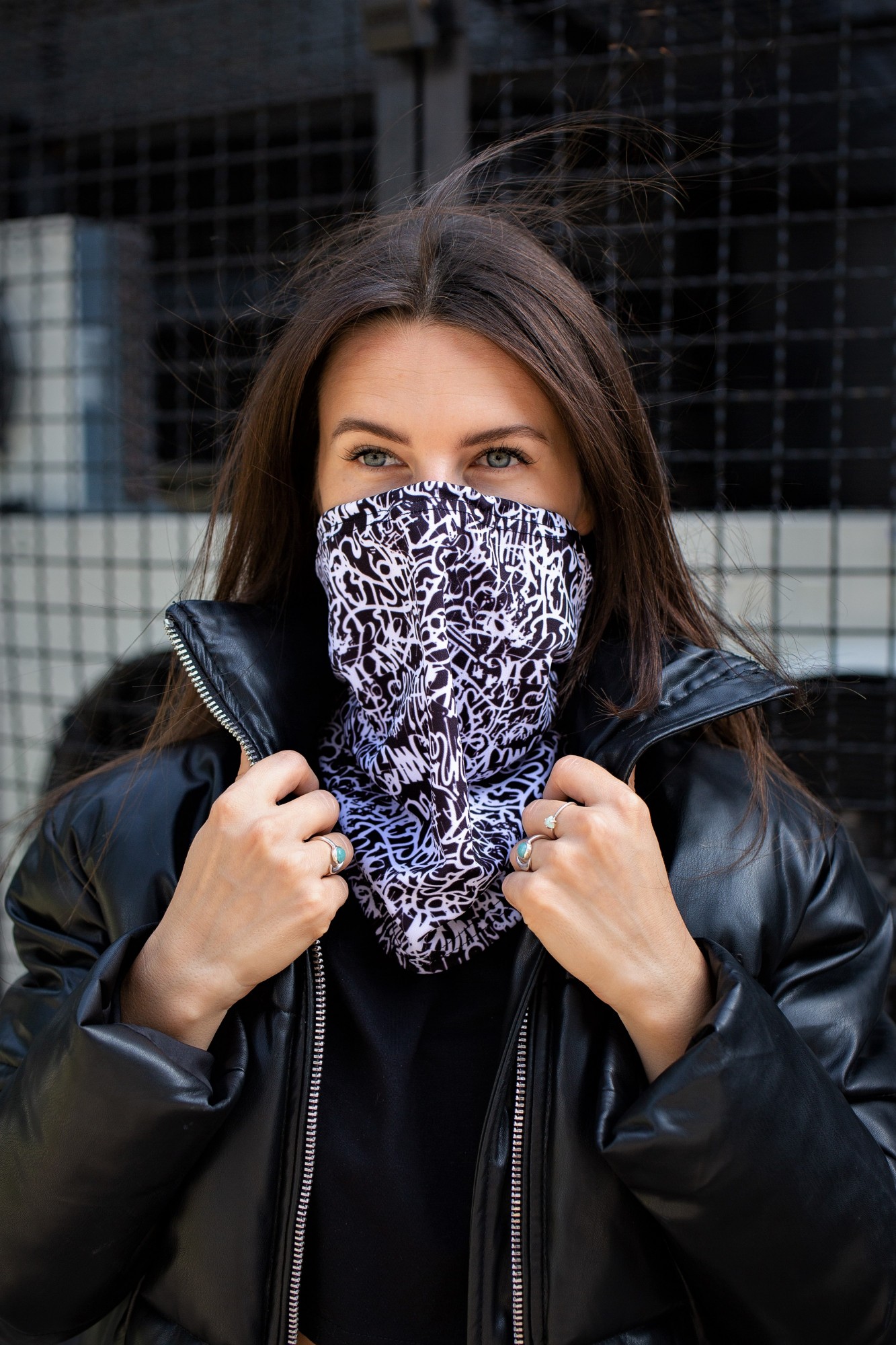

Шарф Снуд Without с Рисунком Vandal Woman Black